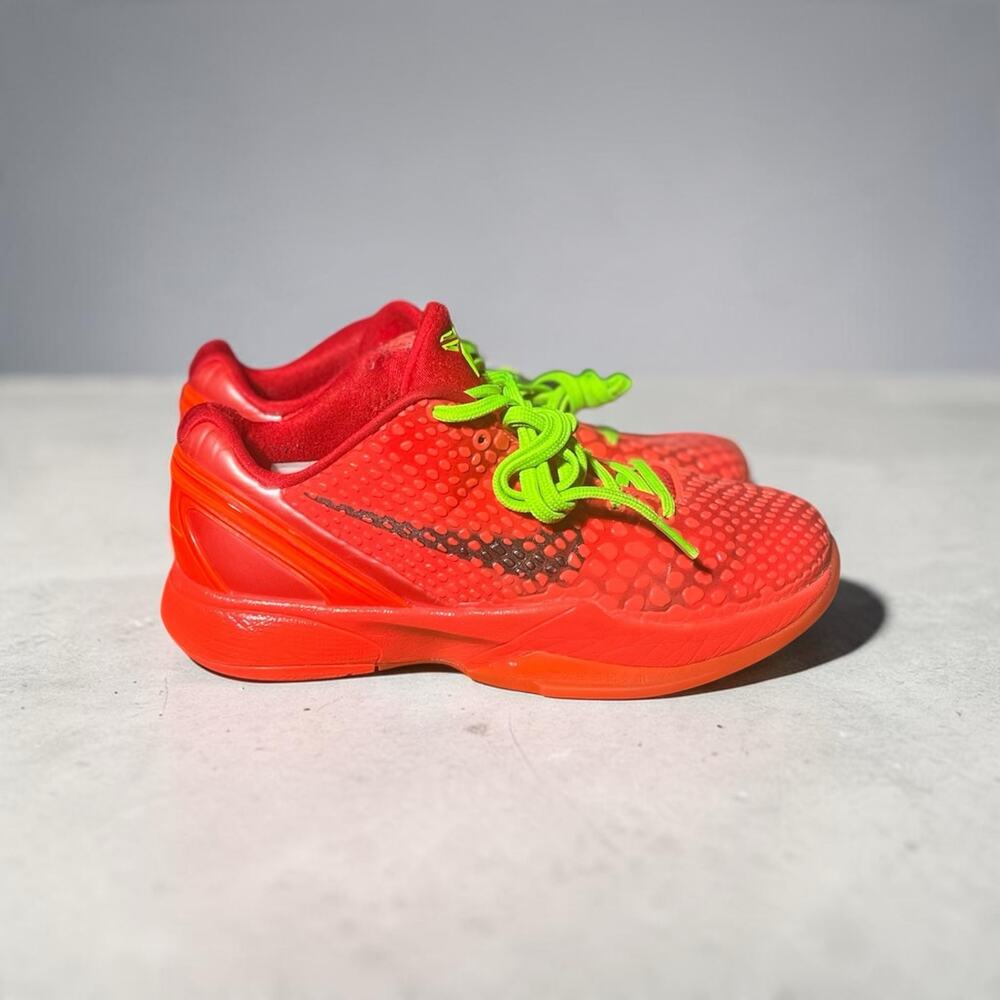 Nike Kobe 6 Protro Reverse Grinch GS Size 5Y FV9676-600